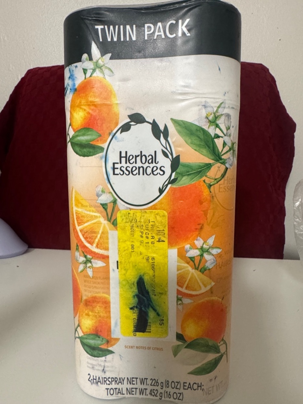 Herbal Essences Citrus Volume Hairspray - Orange Gradient